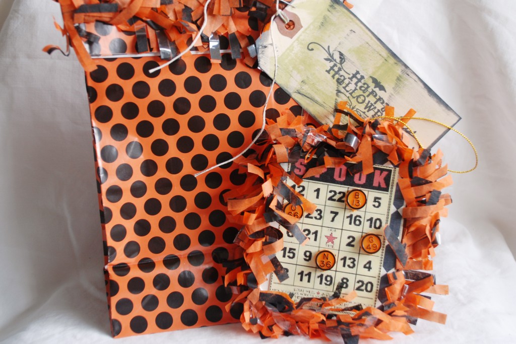 Bingo Halloween Card Ornament