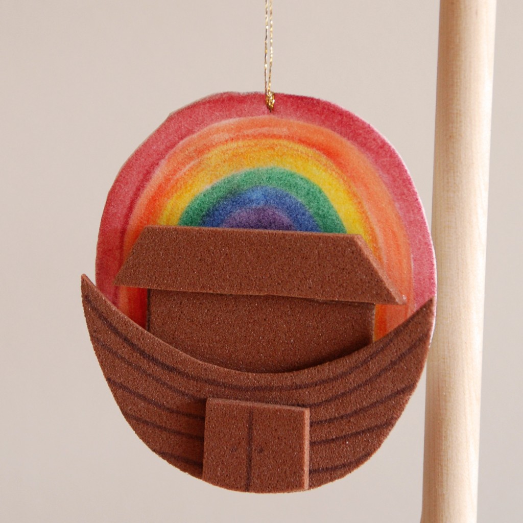 Jesse Tree Handmade Ornament Noah's Ark Advent Activity