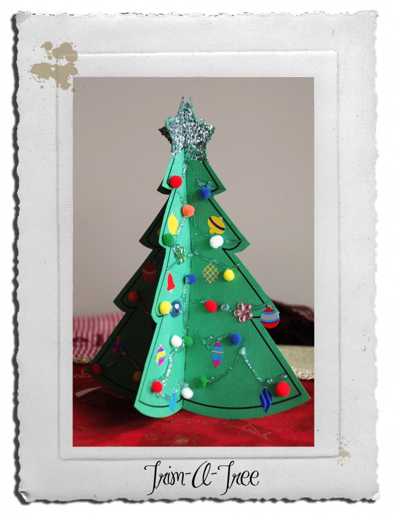 Kid Tree Craft Christmas Advent Child