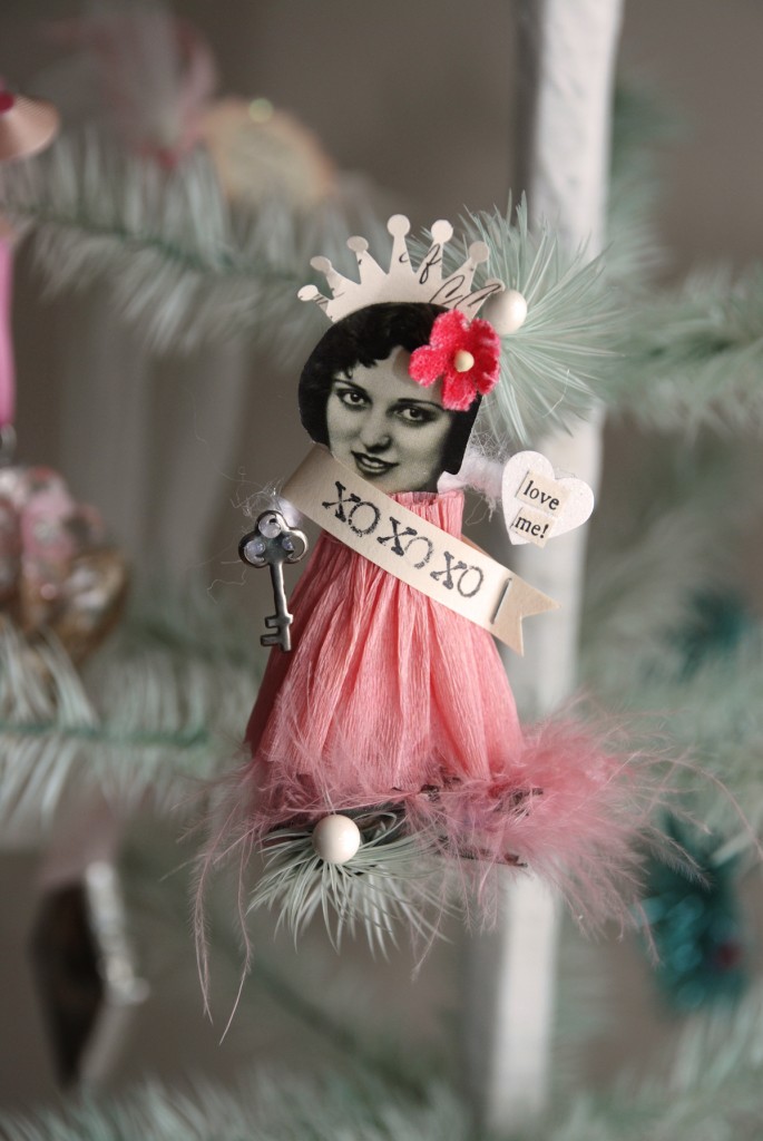 Vintage Valentine Ornament Swap