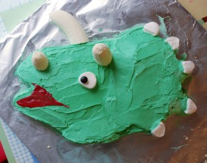 Dinosaur Birthday Cake
