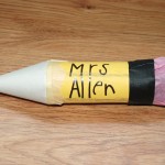 Teacher Gift, Toilet Paper Tube Pencil, Kid Craft