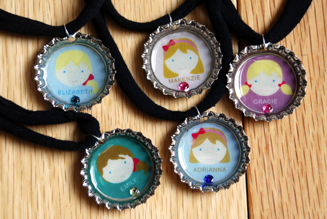Handmade Holidays | Bottle Cap Necklaces