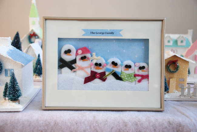 Snowman Mitten Frame