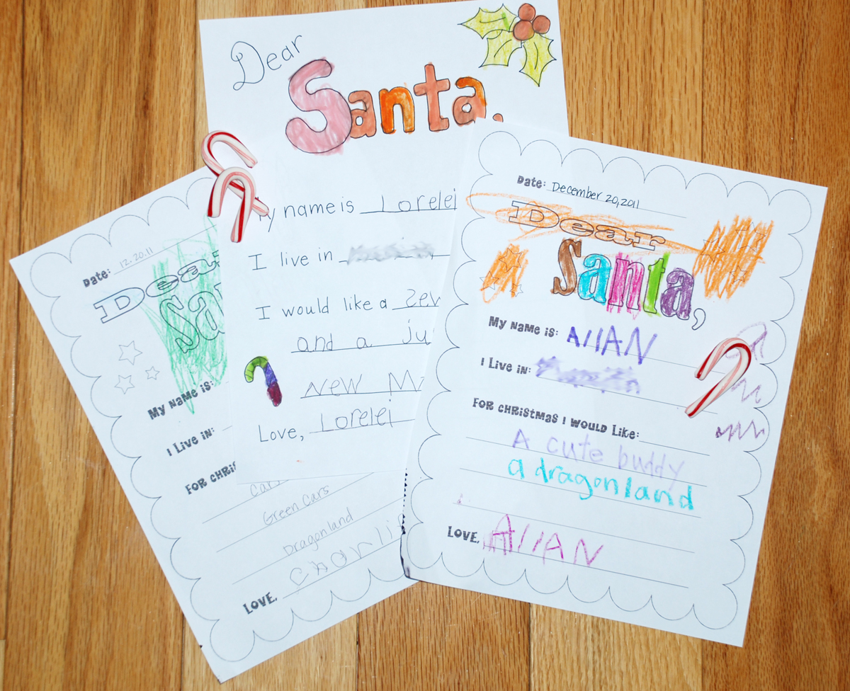 Advent Activity | Letter To Santa