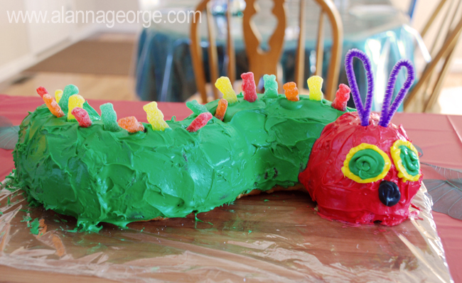 How To | Very Hungry Caterpillar Cake