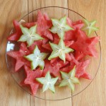 Space Party Food, Space Birthday Party, Star shaped watermelon