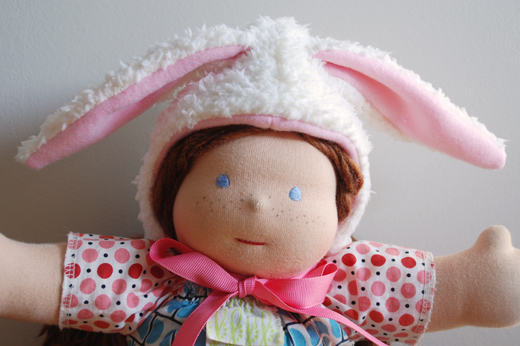 Handmade Holidays | Doll Fleece Animal Hat Pattern