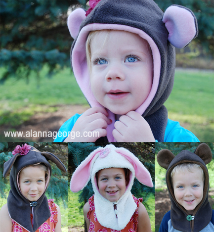 Handmade Holidays | Fleece Animal Hat Pattern