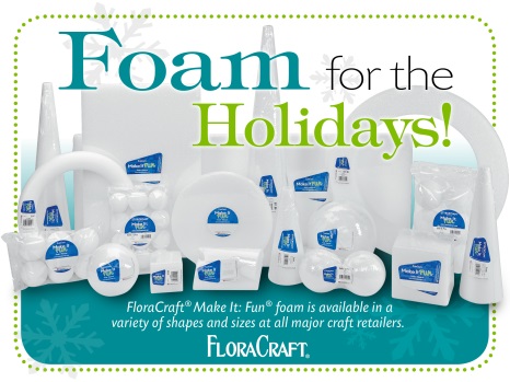 Handmade Holidays | Foam for the Holidays
