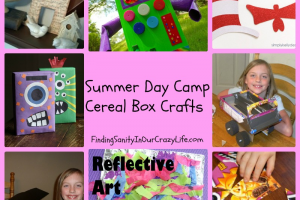 Summer Day Camp | Cereal Box Craft Round-up