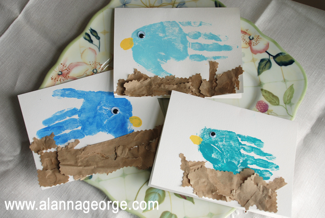 How To | Mother’s Day Handprint Bird Card